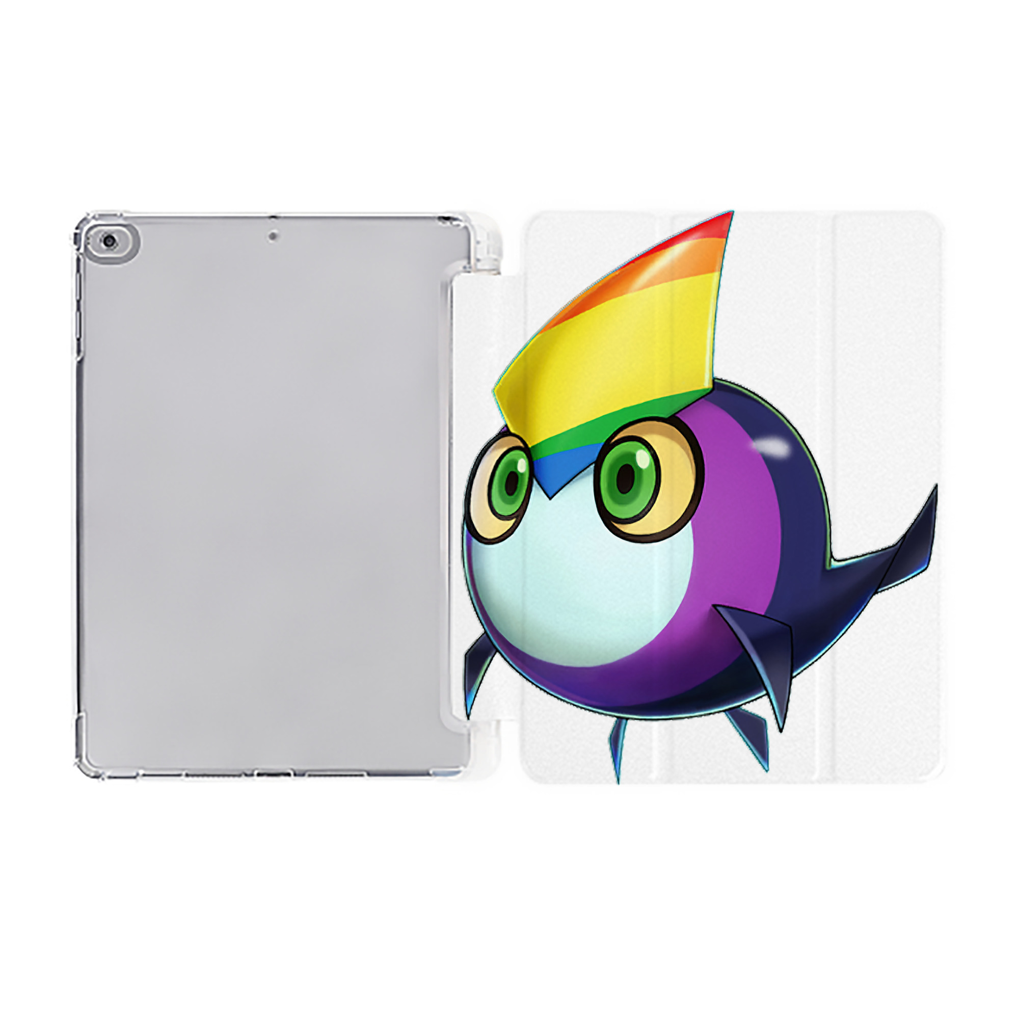 （画像用） 遊☆戯☆王 Yu-Gi-Oh! IPad ケース ペン収納付き 三つ折りスタンド PUレザー×シリコン 対応機種9.5/10.5/10.9インチ